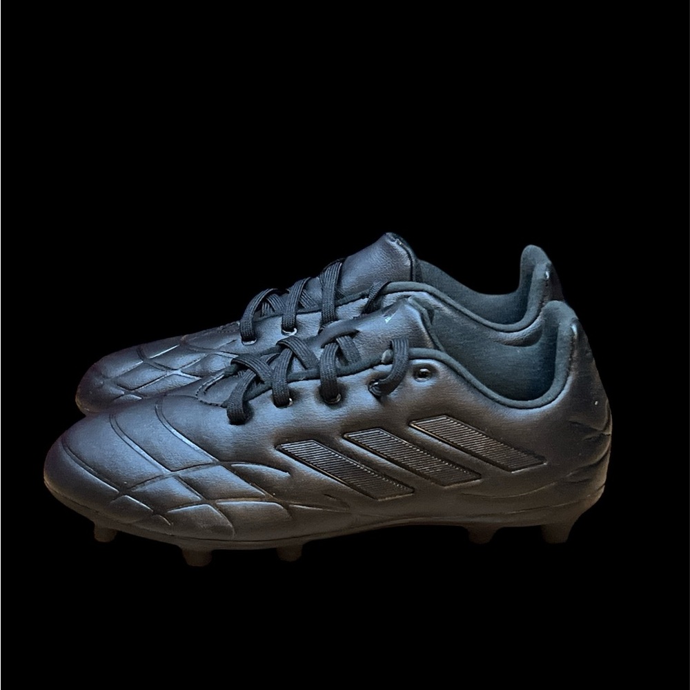 Size 2.5 - Adidas Copa Pure.3 FG J Soccer Shoe Black HQ8946 kids Black